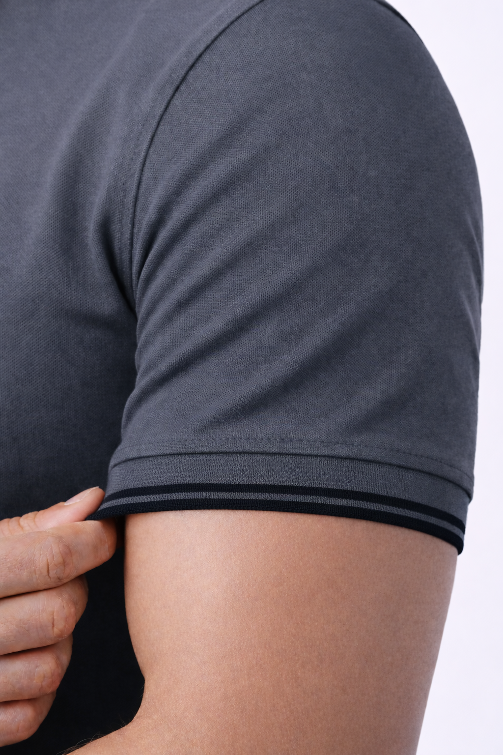 Men’s Classic Polo Shirt - Steel Blue