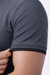 Men’s Classic Polo Shirt - Steel Blue