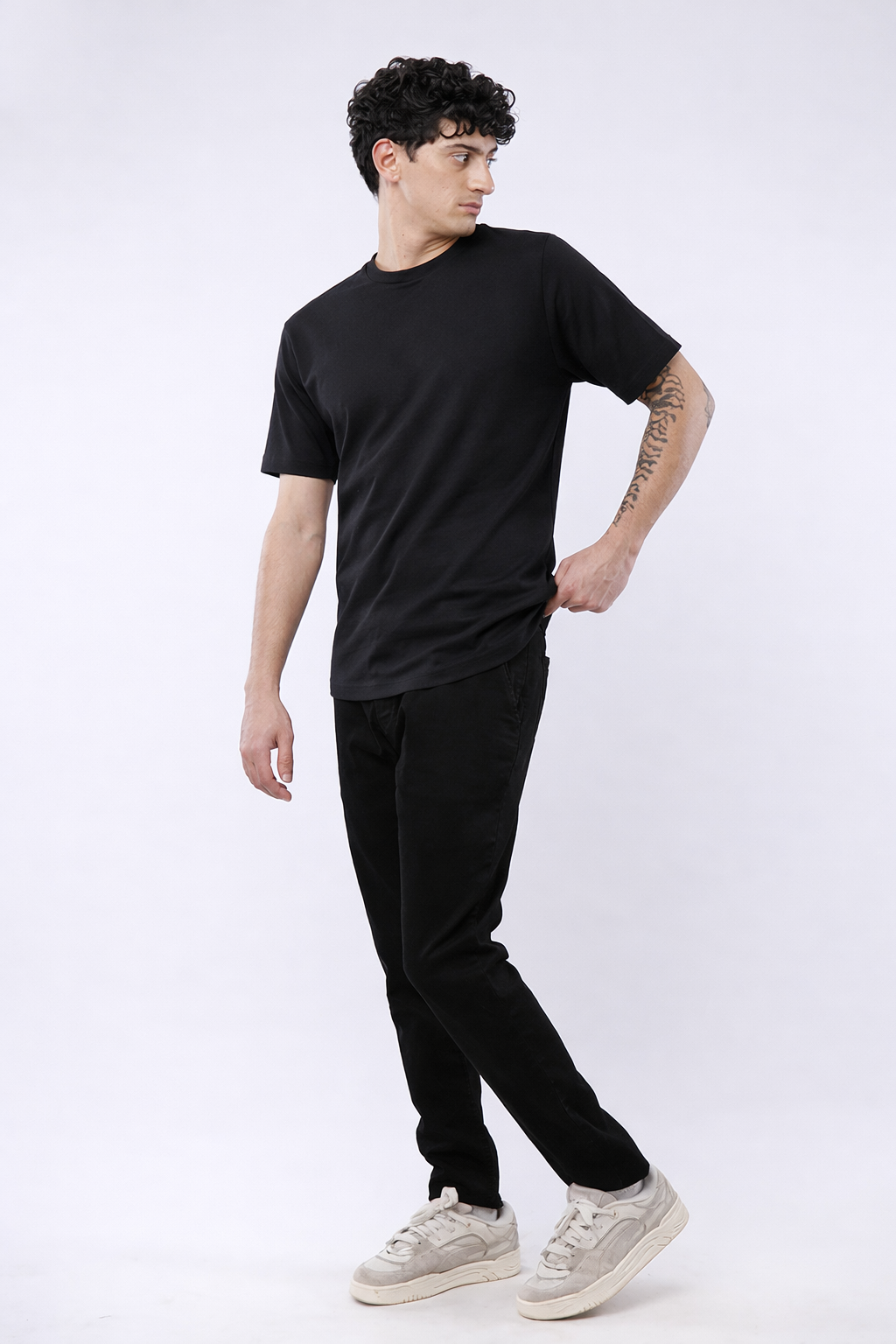 Men’s Classic Crew Neck T-Shirt - Black