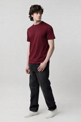 Men’s Classic Crew Neck T-Shirt - Maroon